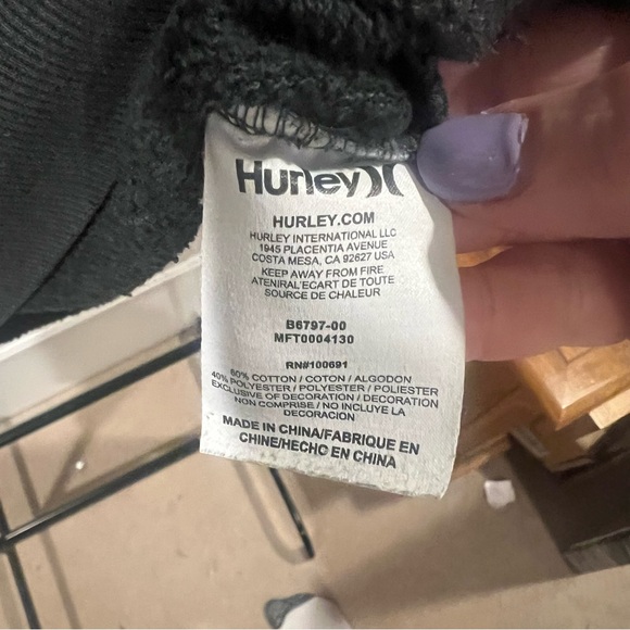 Hurley Men's Charcoal Sweater - Picture 6 of 8